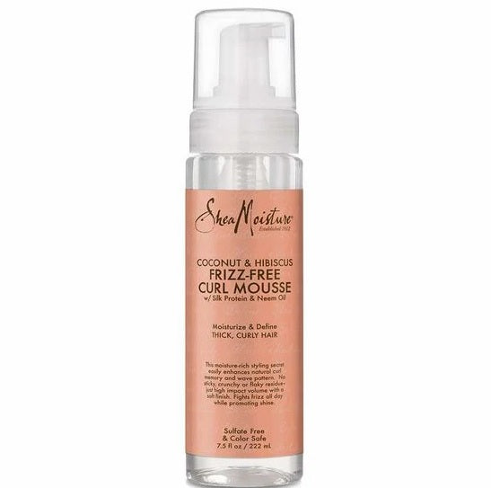 Shea Moisture Coconut & Hibiscus Frizz Free Curl Mousse 7.5oz