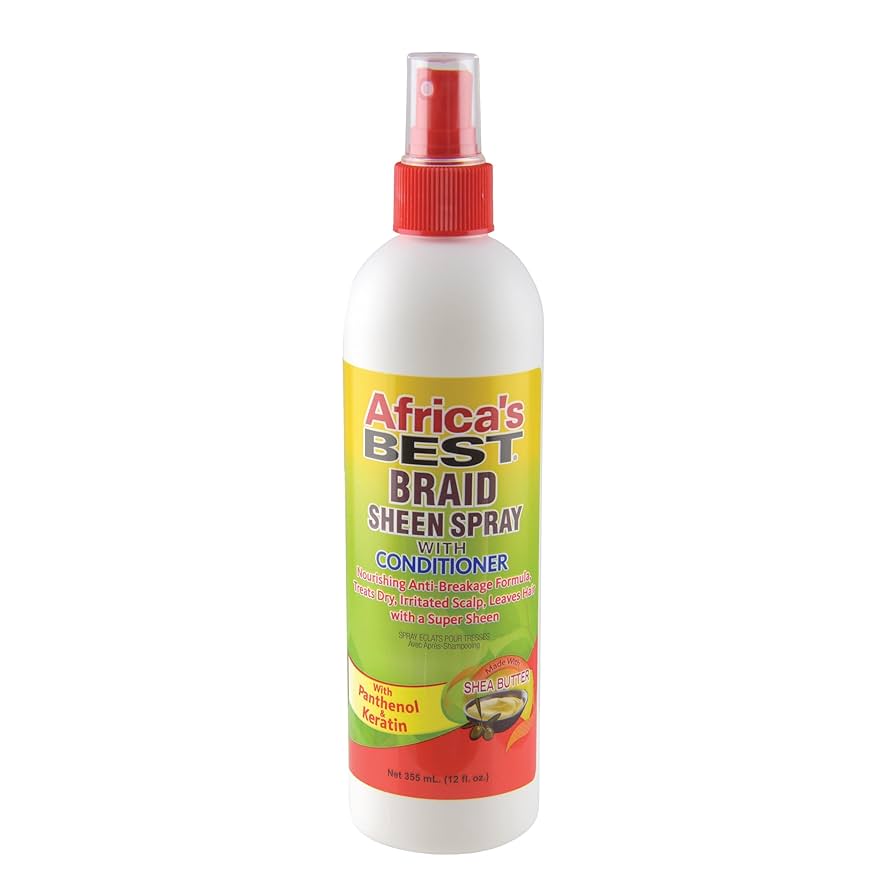 Africa's Best Braid Sheen Spray 12oz