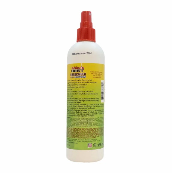 Africa's Best Braid Sheen Spray 12oz