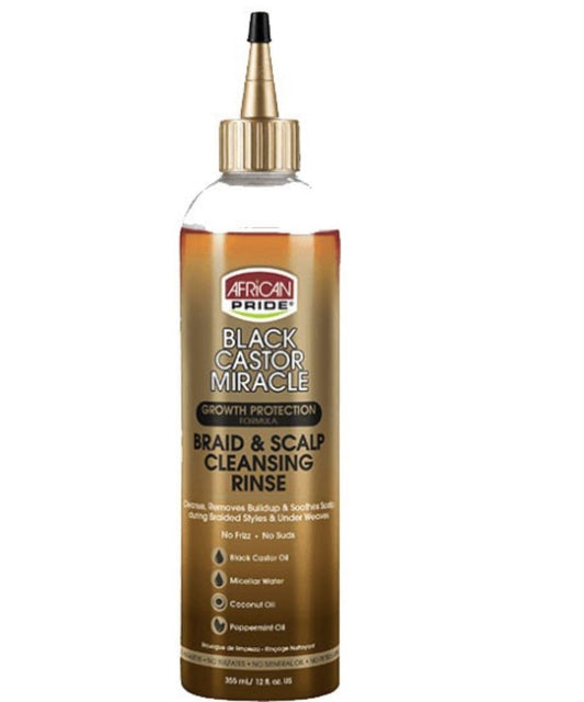 Braid care scalp cleanser African Pride Black Castor Miracle