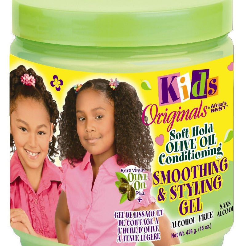 Moisturizing kids hair styling gel with shea butter and olive oil, 426g