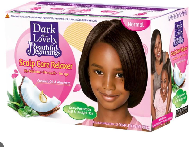 Conditioning relaxer for children’s curly and textured hair