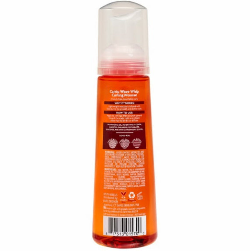 Cantu Wave Whip Curling Mousse styling product for waves and coils