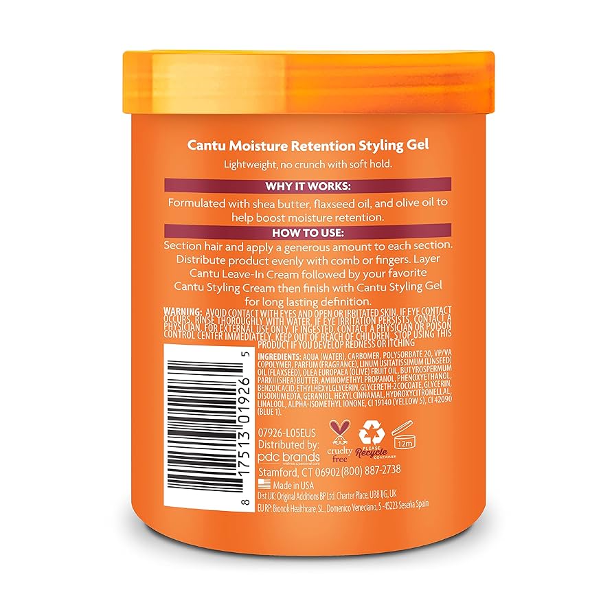 Cantu Shea Butter Moisture Retention Styling Gel 524g
