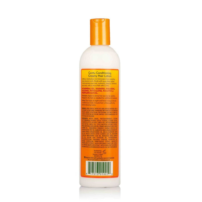 Detangling and curl-defining Cantu Shea Butter hair lotion