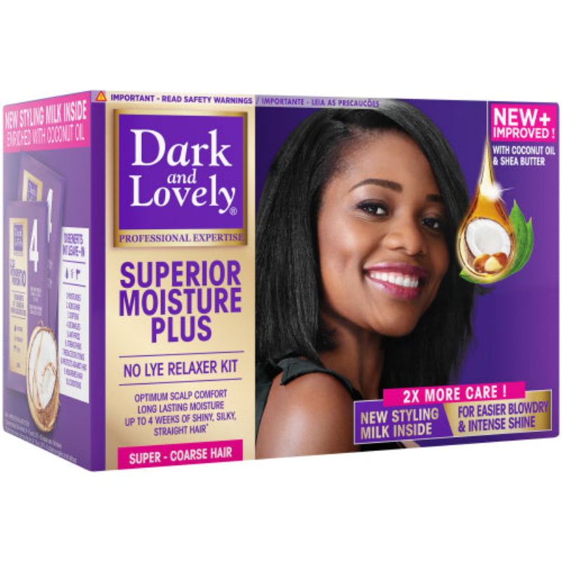 Dark & Lovely hair relaxer with moisturizing conditioner
