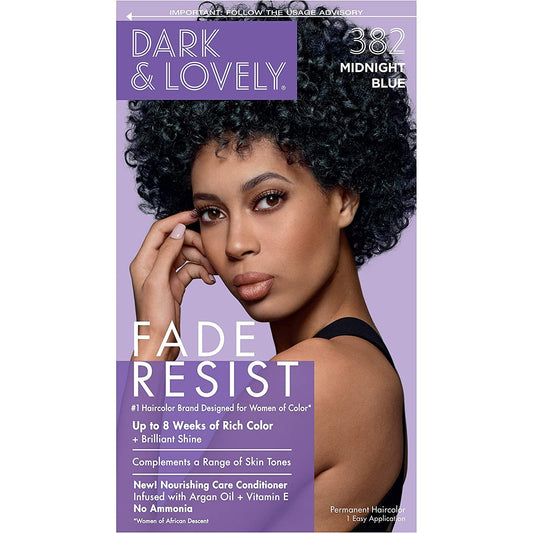 Dark & Lovely Rich Conditioning Hair Color 382 Mid-Night Blue