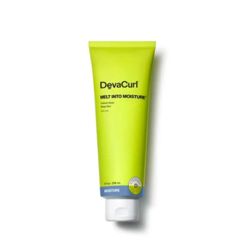 DevaCurl Melt Into Moisture Matcha Mask 236ml jar for deep conditioning and frizz-free curls