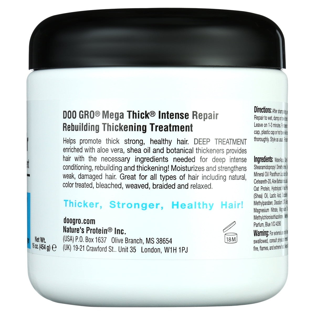 Doo Gro Mega Thick Intense Repair Treatment 454g