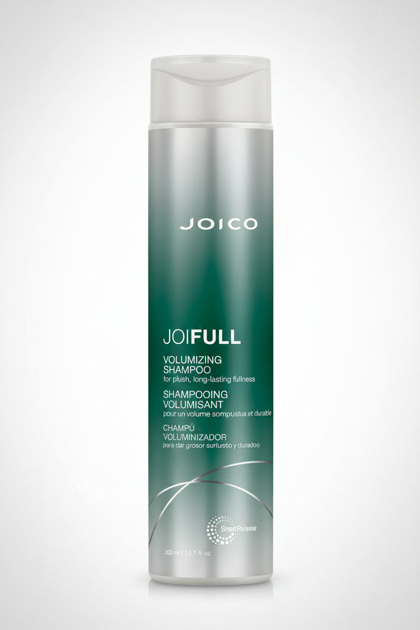 Joico JoiFull volumizing shampoo bottle on a white background