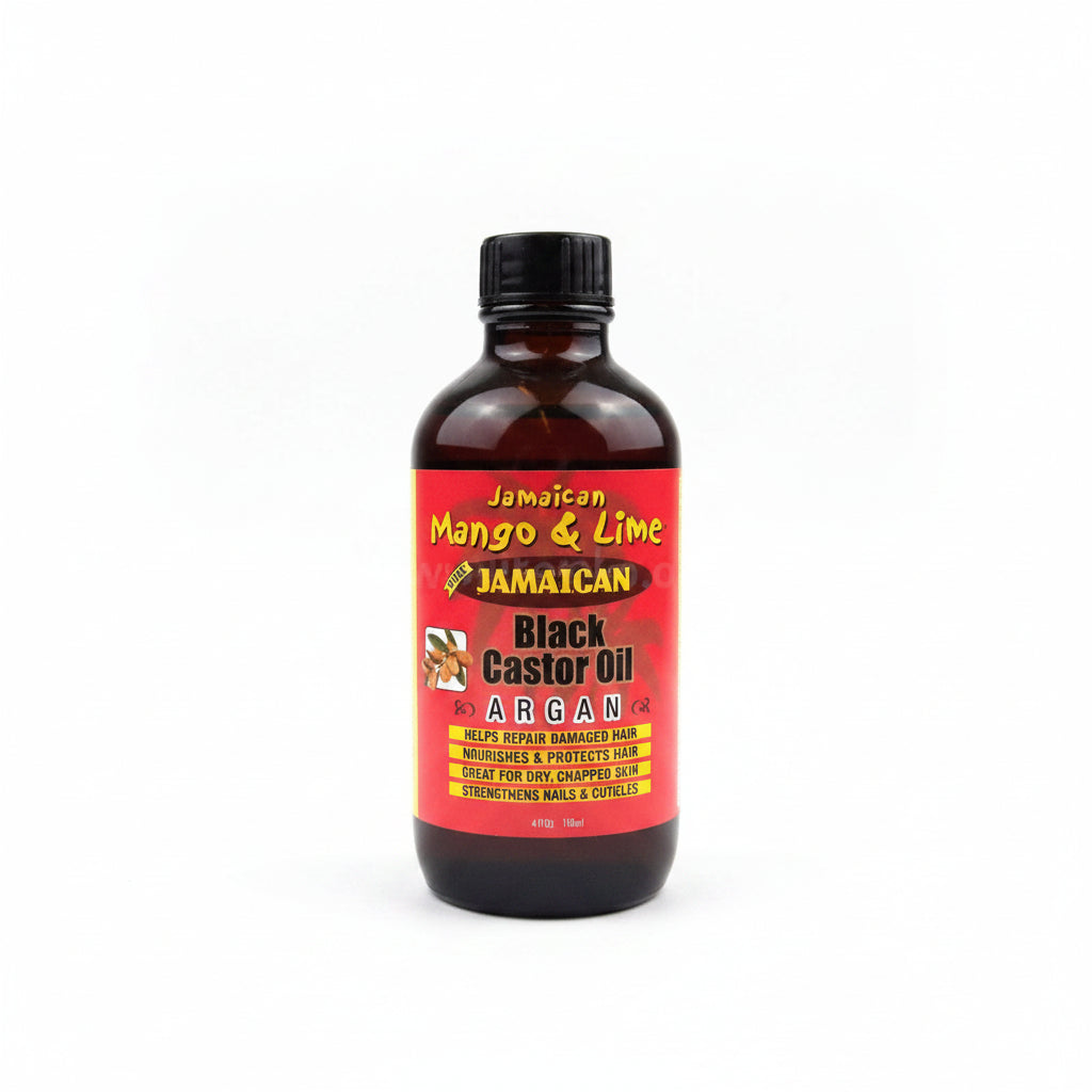 Jamaican Mango & Lime Black Castor Oil Argan 4oz bottle