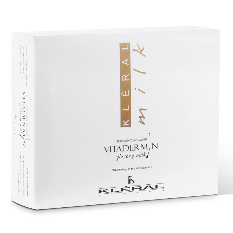 Kleral Milk Vitadermin Ginseng Milk packaging on a white background