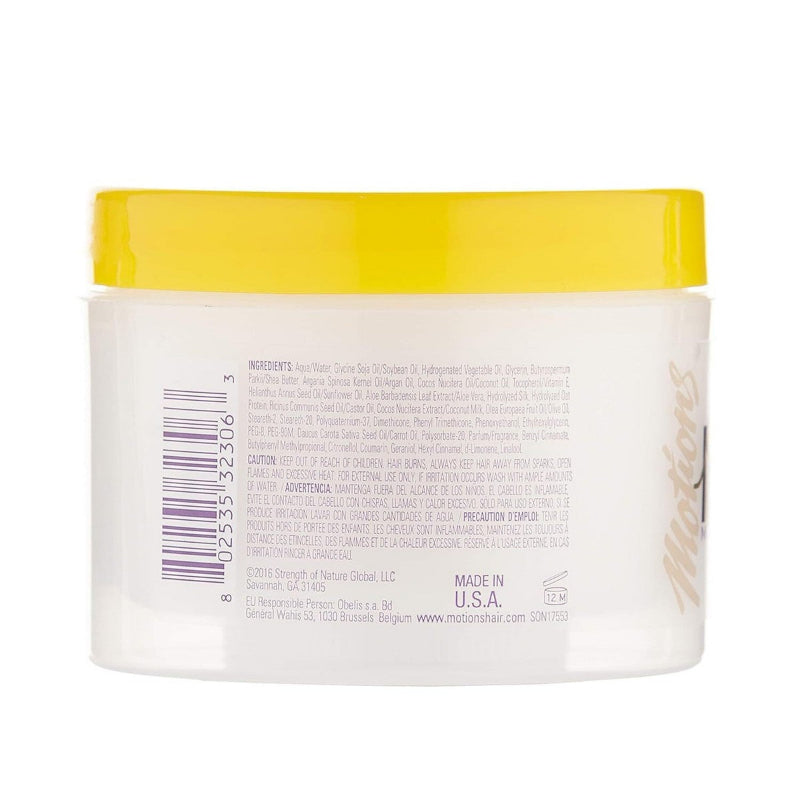 White jar with yellow lid on a white background