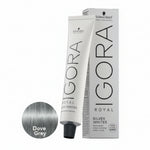 Schwarzkopf Gora Royal hair color with Dove Grey swatch on a white background