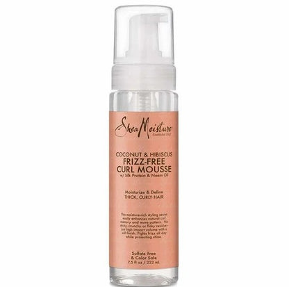 Shea Moisture Coconut & Hibiscus Frizz Free Curl Mousse 7.5oz