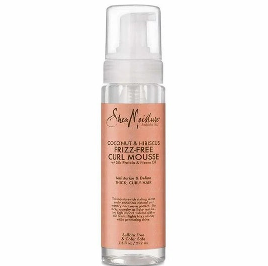 Shea Moisture Coconut & Hibiscus Frizz Free Curl Mousse 7.5oz