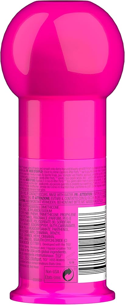 Anti-frizz smoothing cream for sleek hair