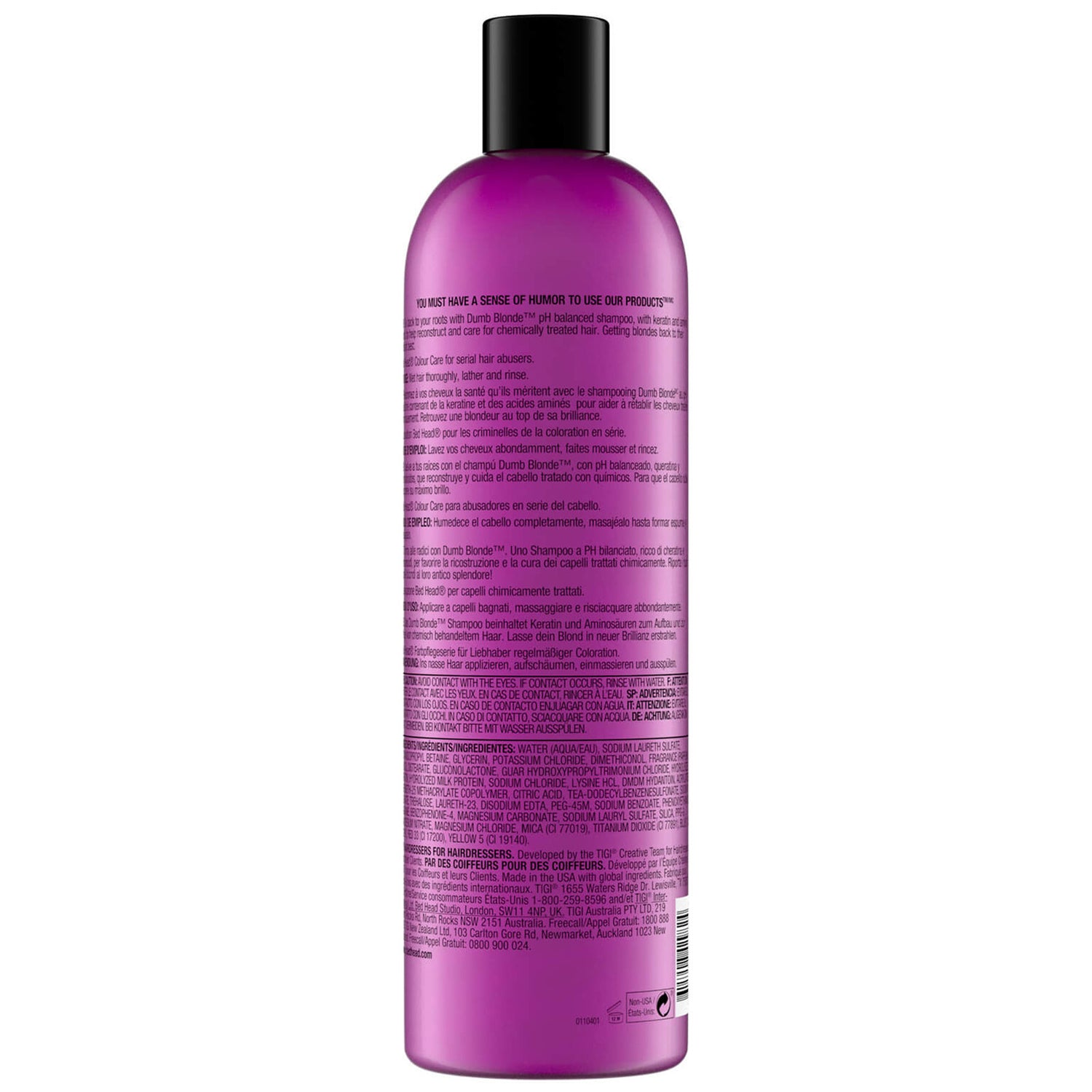 TIGI Bed Head Dumb Blonde Shampoo 750ml