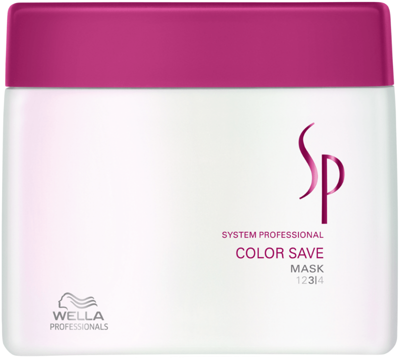 Wella Professionals SP System Professional Color Save Mask container with pink lid