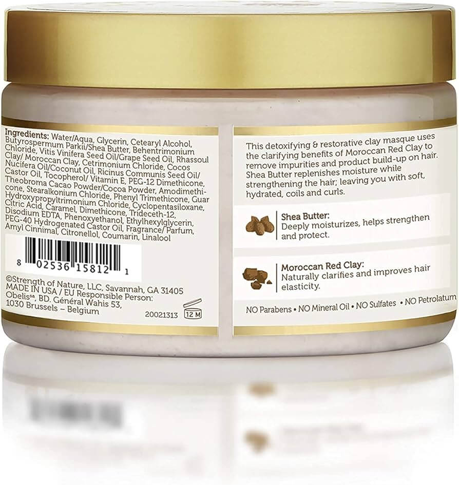 African Pride Moroccan Clay & Shea Butter Mask 12oz