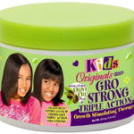 Jar of Kids Originals Gro Strong growth stimulating therapy with two children on the label.
