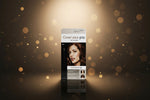 Root touch-up kit packaging with a woman's face on a white background