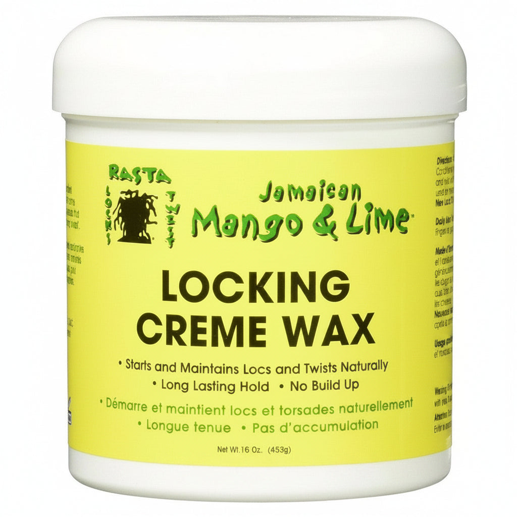 Natural loc and twist hair wax with mango and lime extracts