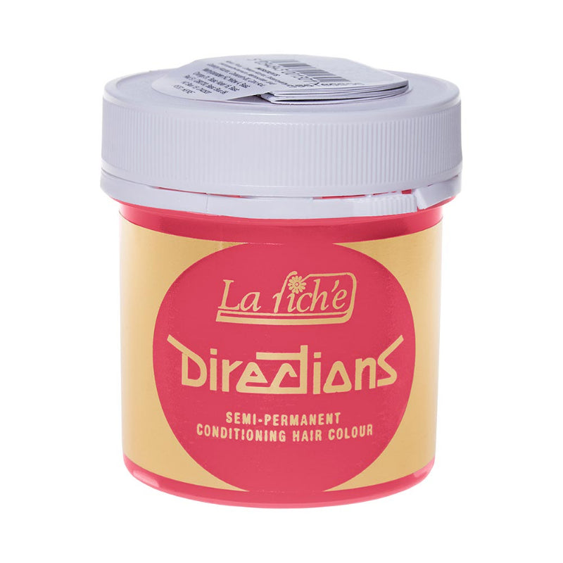 La Riche Directions pastel pink hair dye on blonde hair
