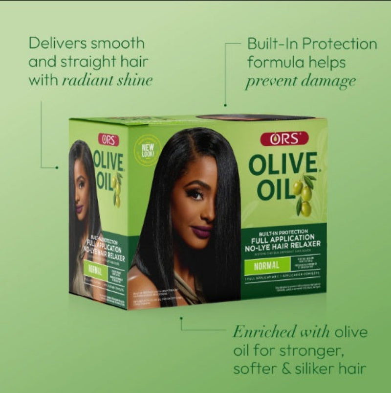 ORS Olive Oil No-Lye Relaxer Kit – Normal Strength