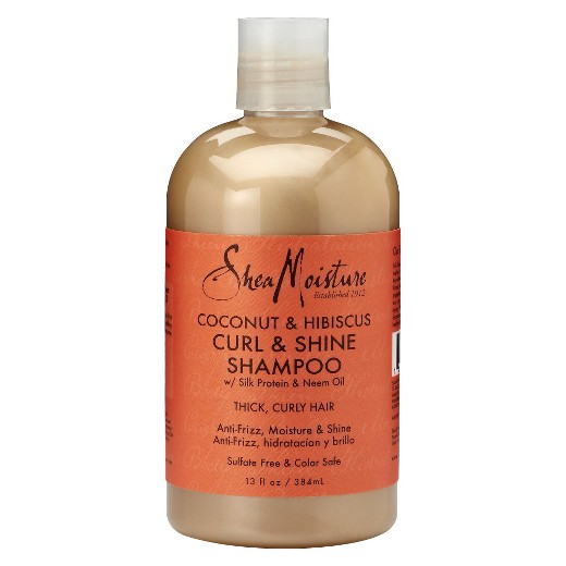 Shea Moisture Coconut Hibiscus Curl Shine Shampoo 384ml