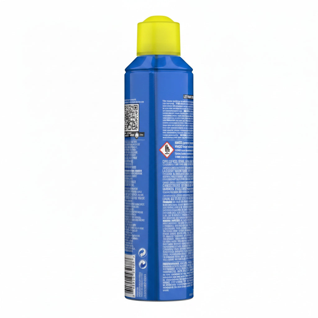 Close-up of TIGI Bed Head Dirty Secret Dry Shampoo 300ml packaging and label